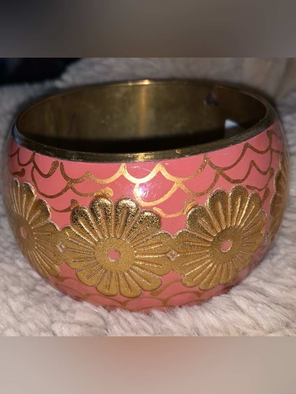 Vintage Brass Cuff Bangle Bracelet India